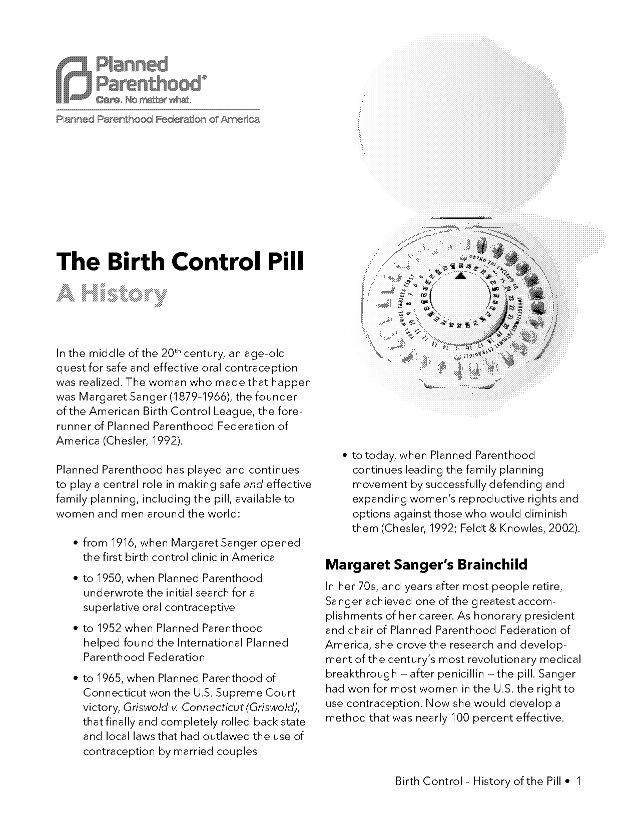 is birth control free from planned parenthood