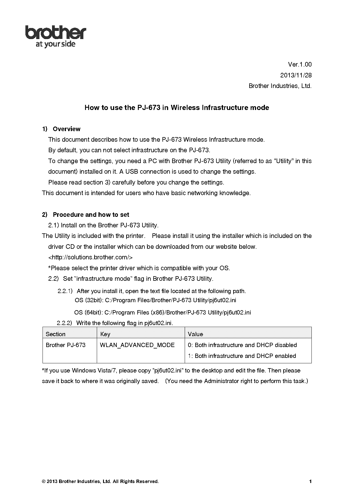 how to assign a fixed ip address to a printer