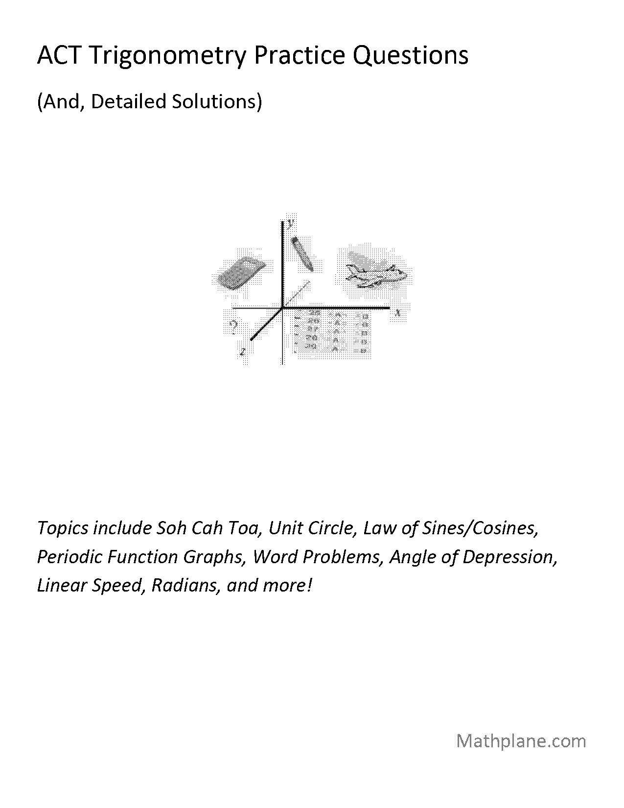 act trig problems law of sines and cosines