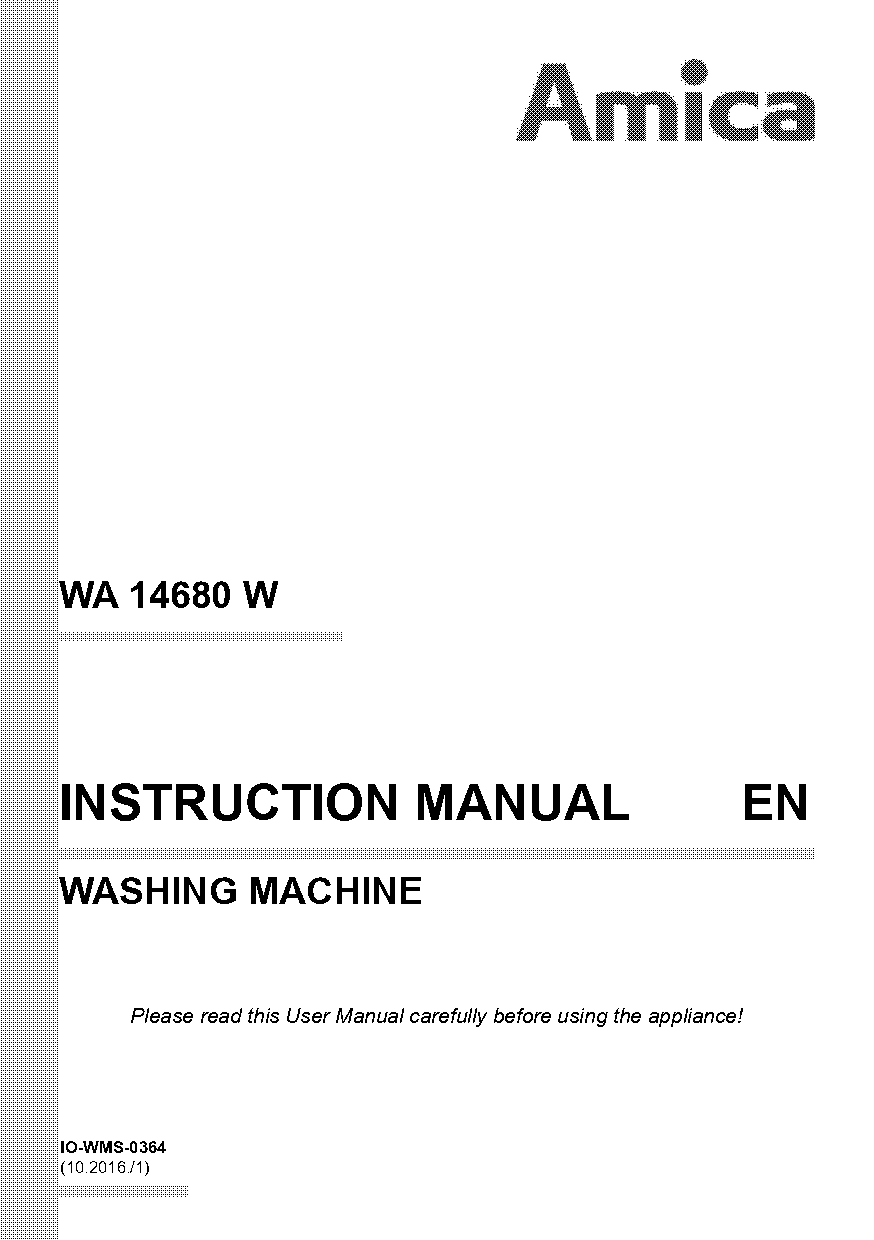 home king washing machine instructions