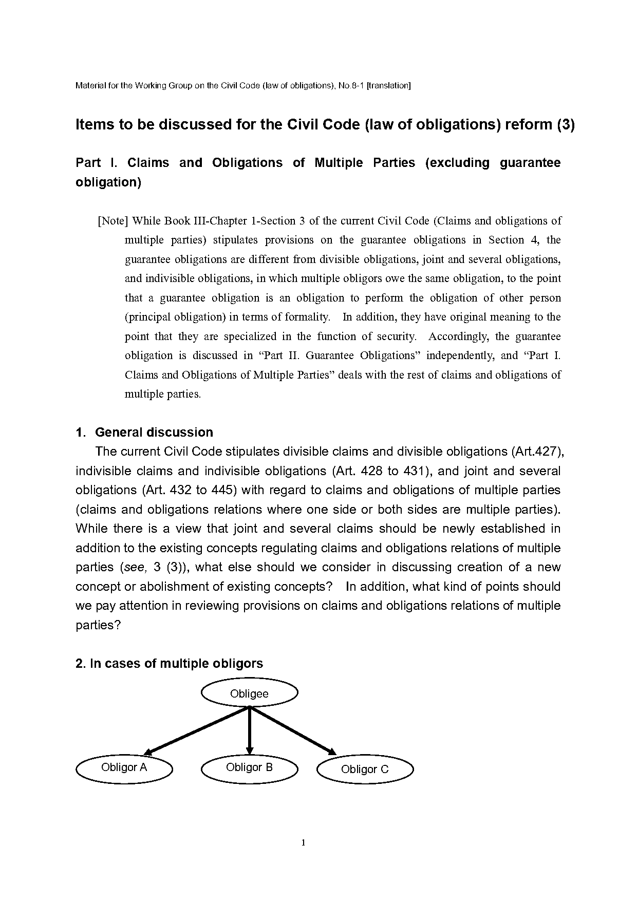 divisible obligations contract law