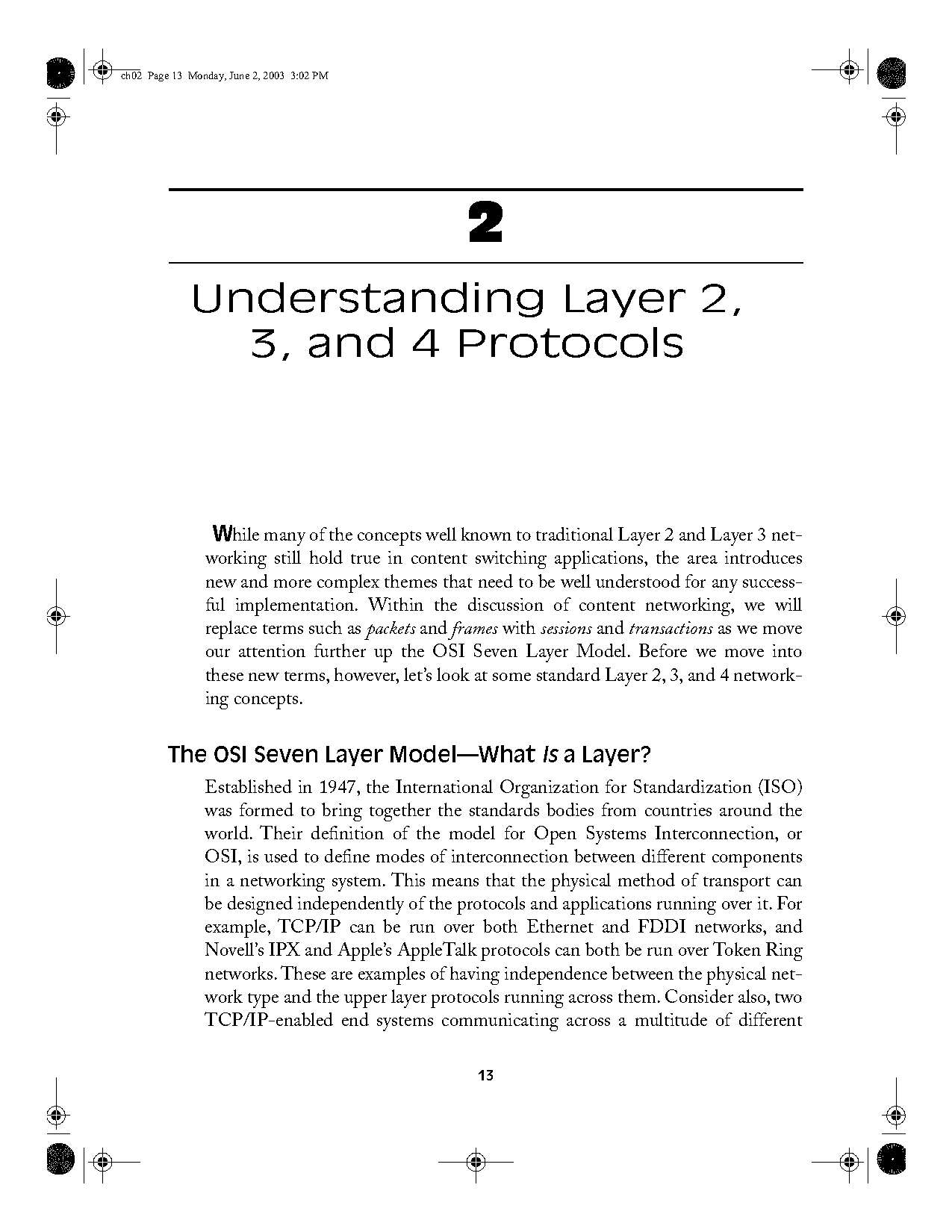 http is an example of which layer protocol