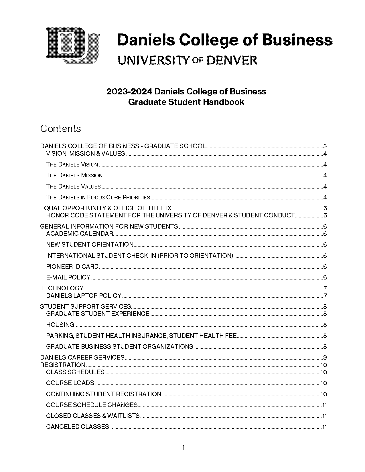 university of denver graduate application transcript address