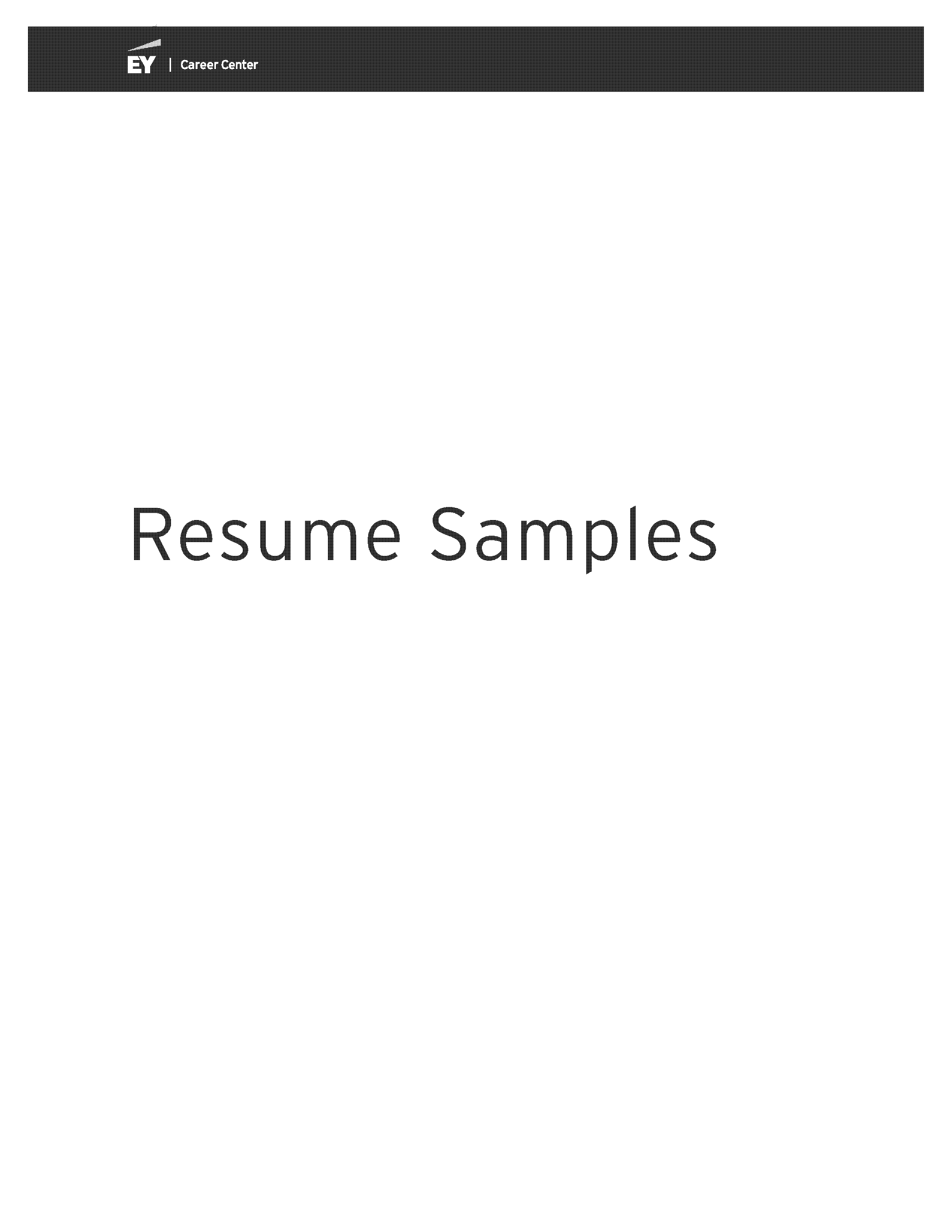 sample business consultant resume summary