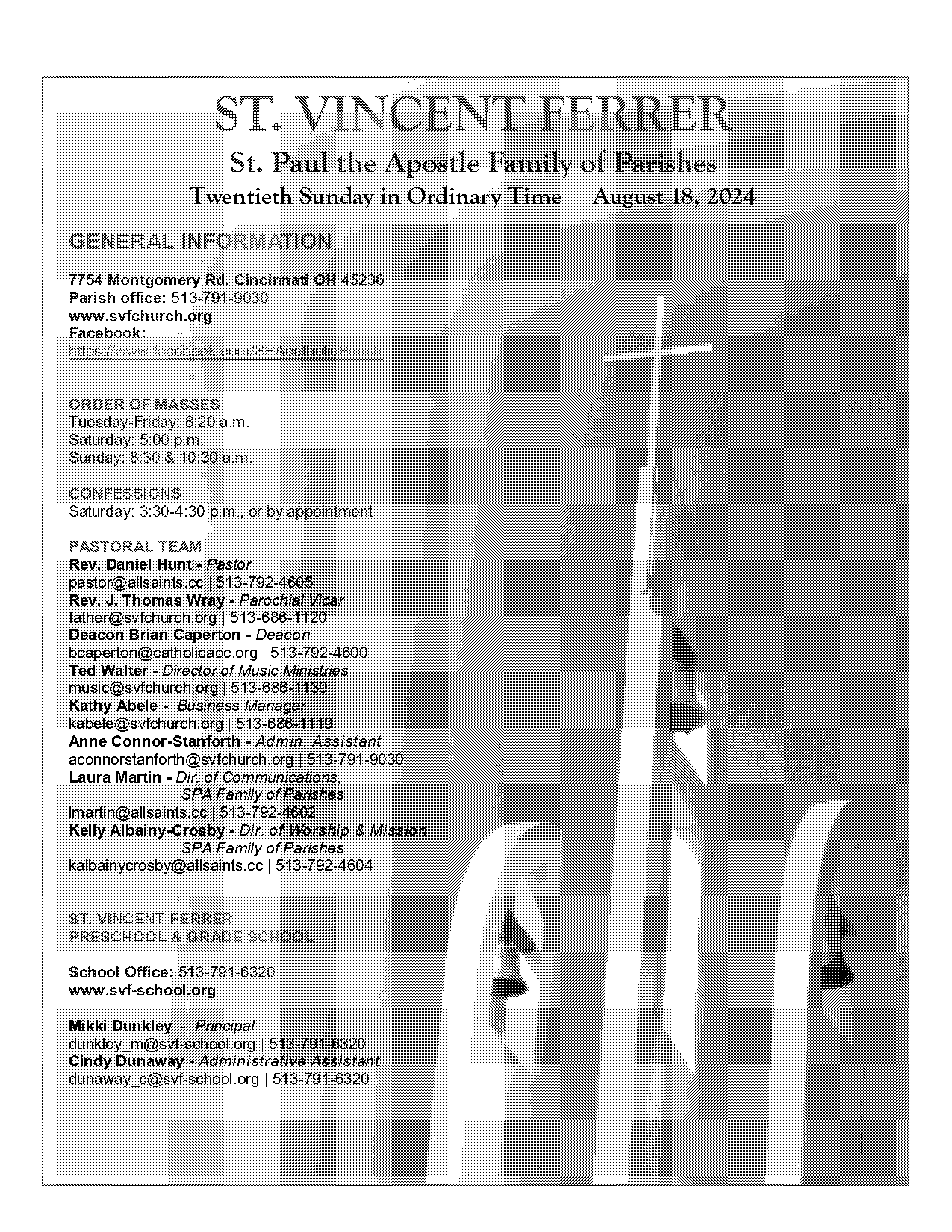 all saints mass schedule cincinnati