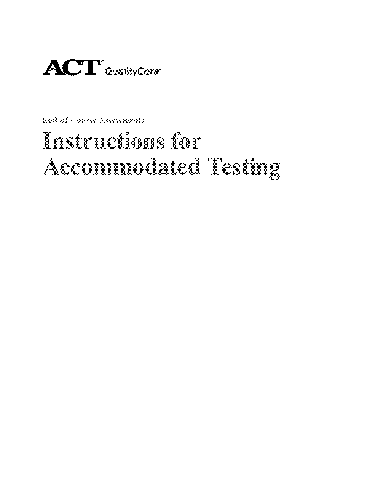 act test day instructions