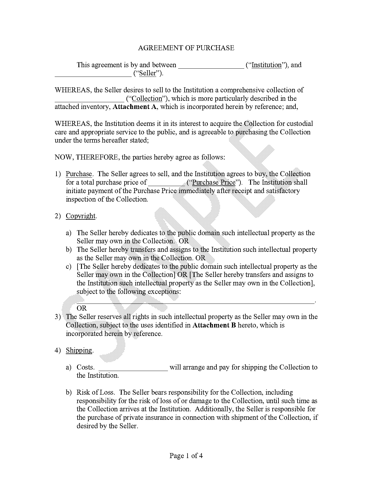 co ownership agreement format india