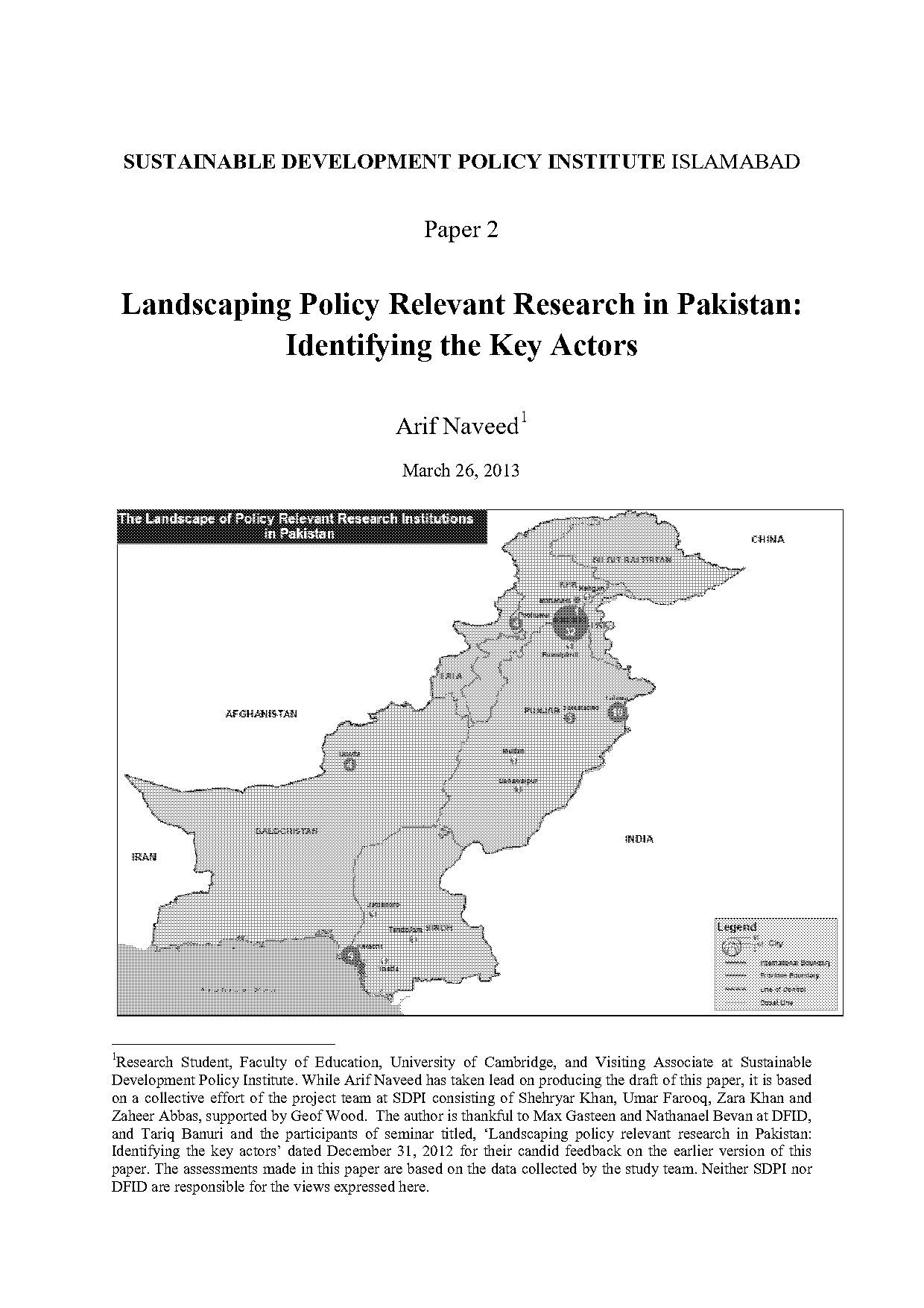 pakhtunkhwa economic policy research institute