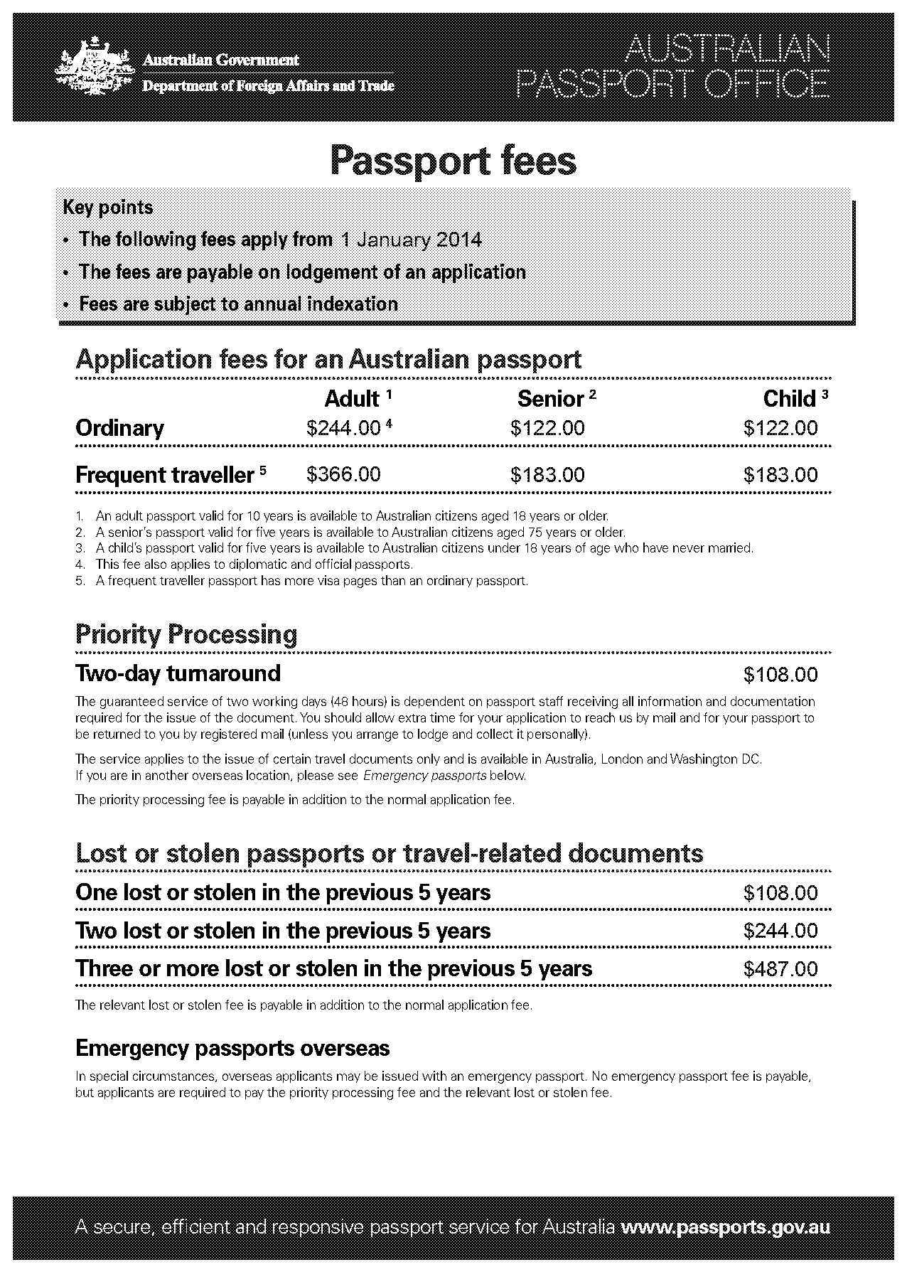 priority australian passport application