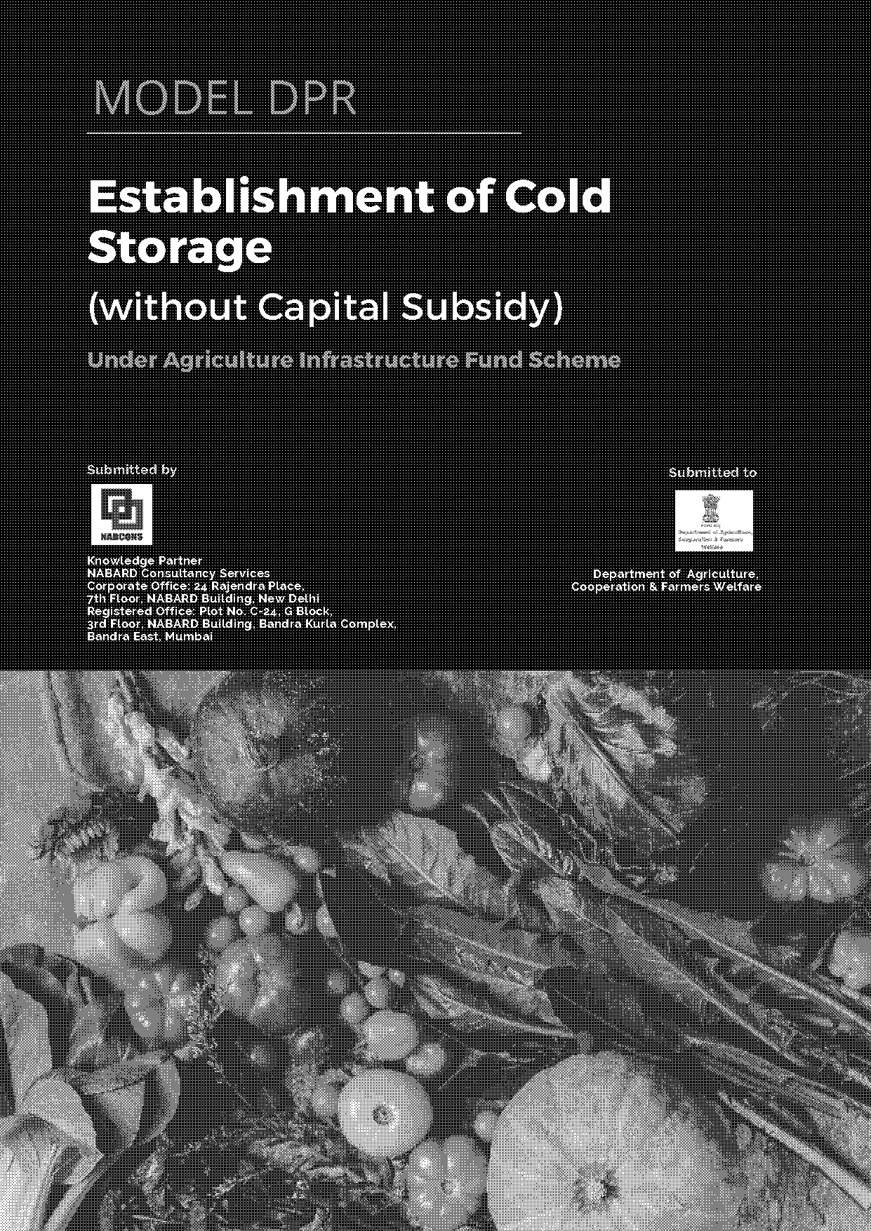 cold storage subsidy scheme in india