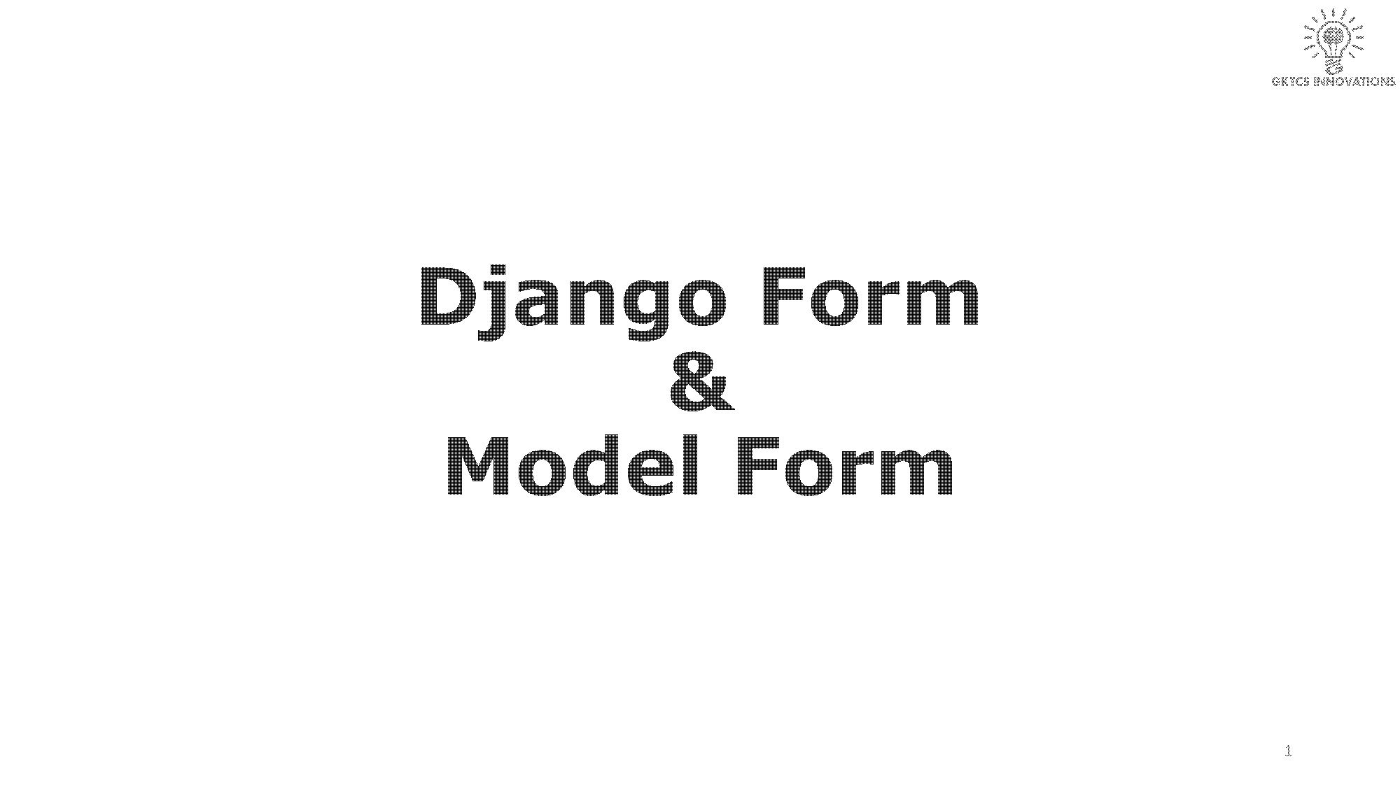 django model form and html