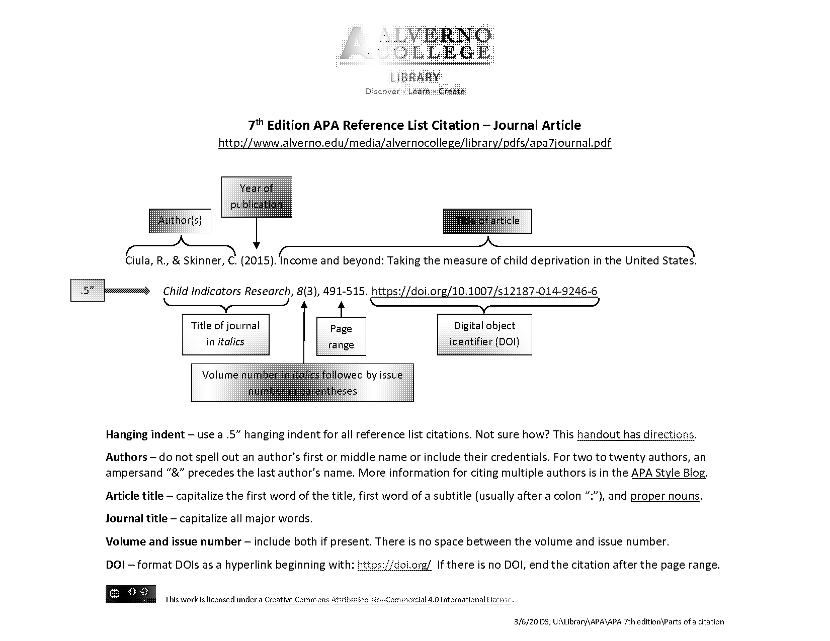 apa citation from online article