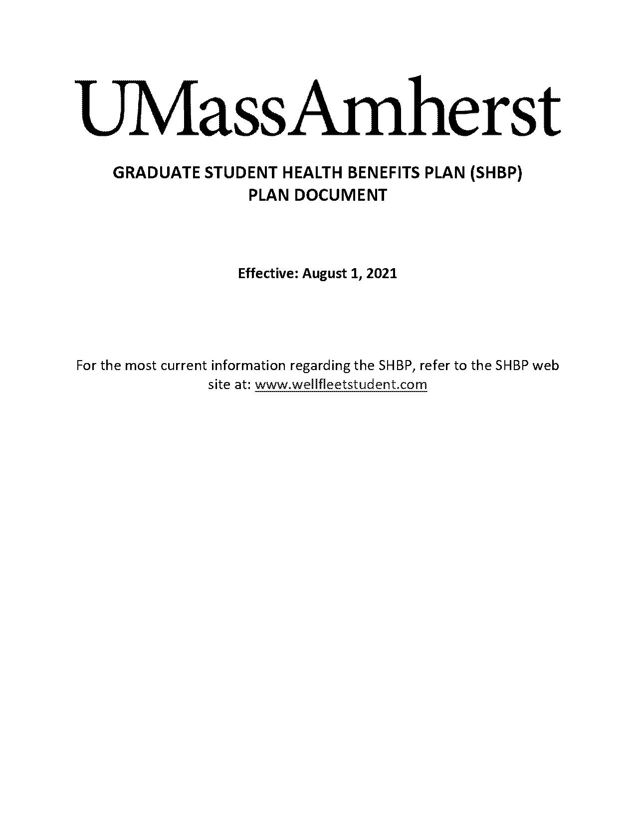 umass amherst student health benefit plan waiver