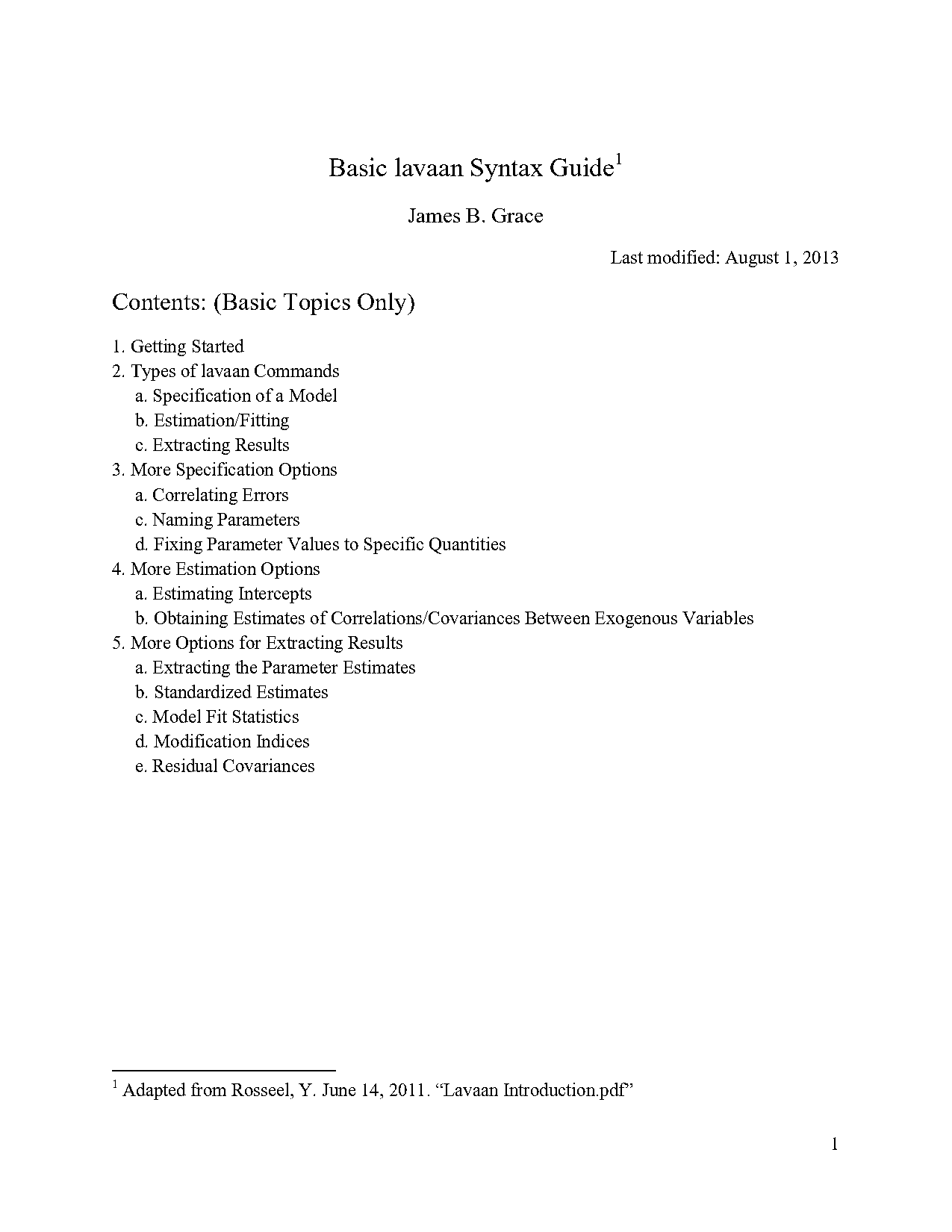 lavaan using modification indices