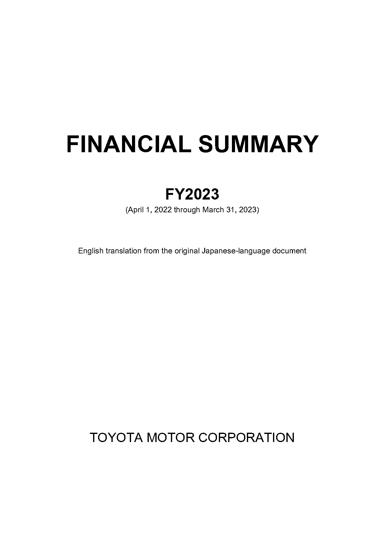 income statement for year ended