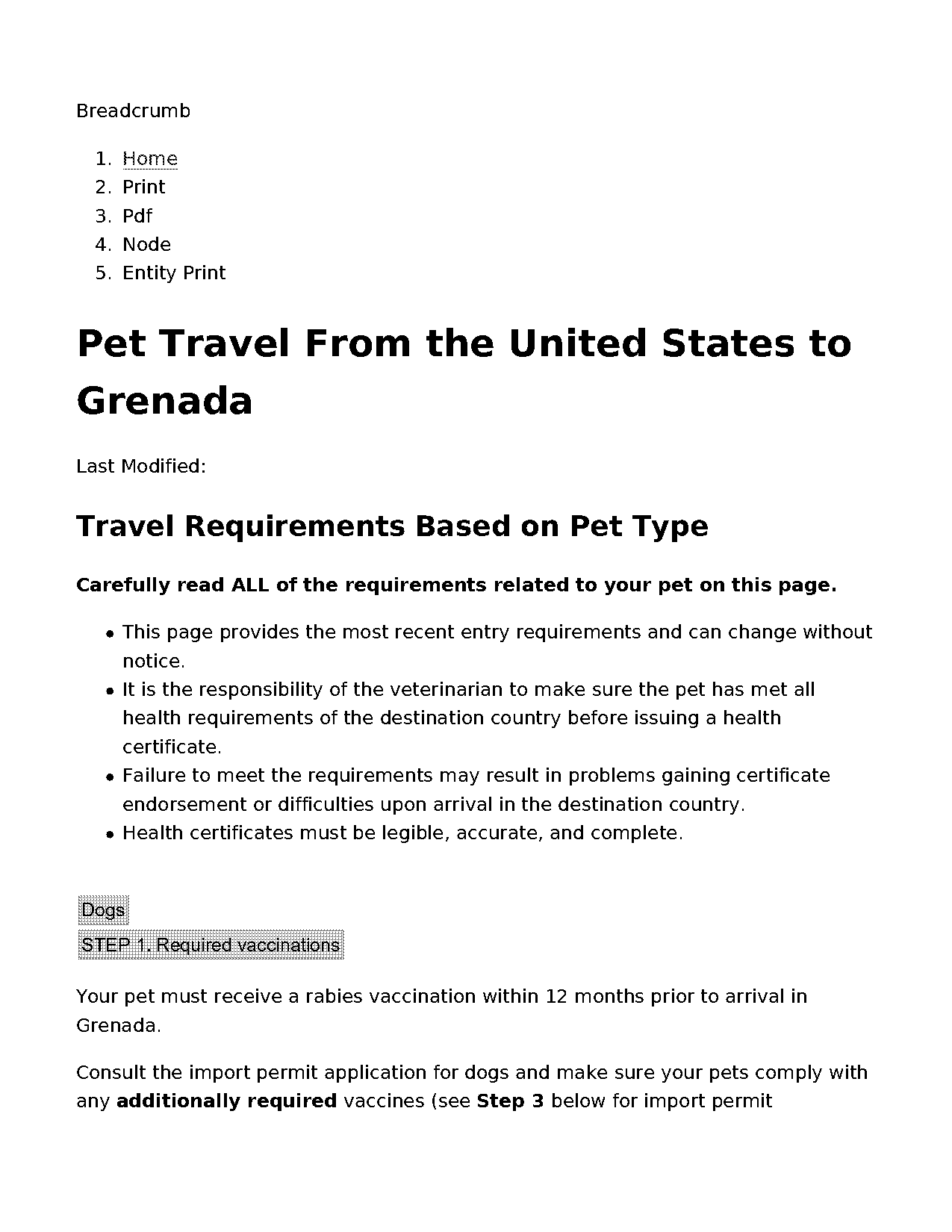 united pet policy health certificate