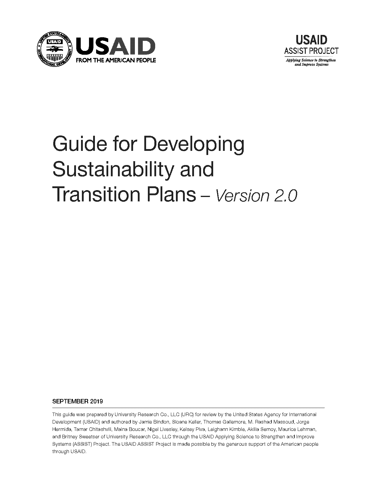 a guide to developing a sustainability strategy and action plan