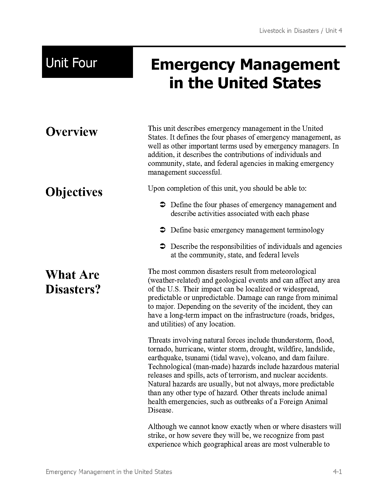 disaster and its management pdf