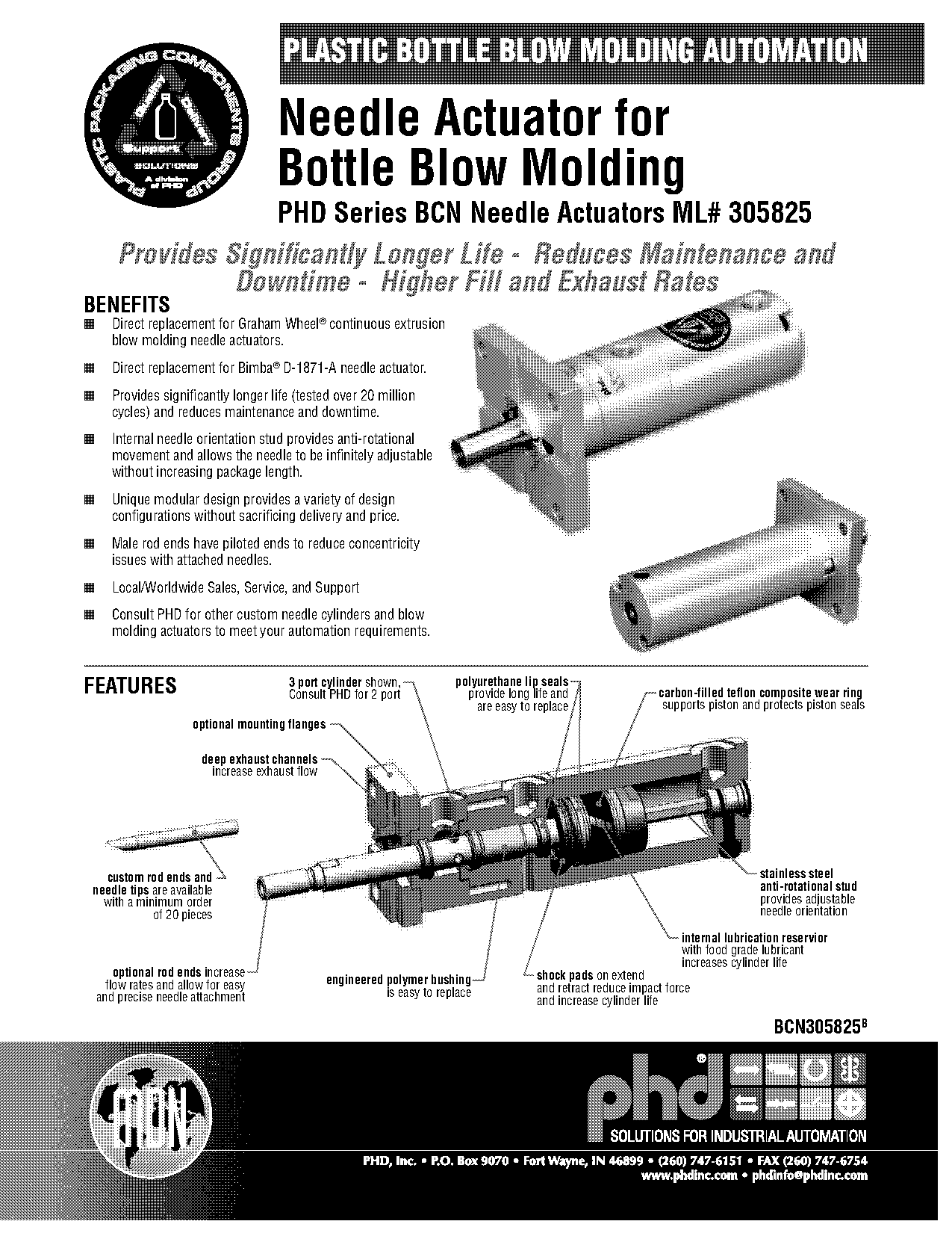 recommended molds for bore sizes