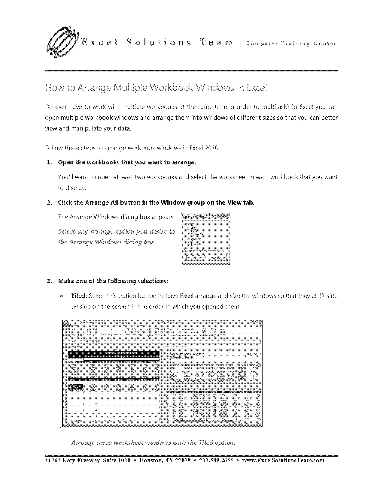 excel spreadsheets open in the same window