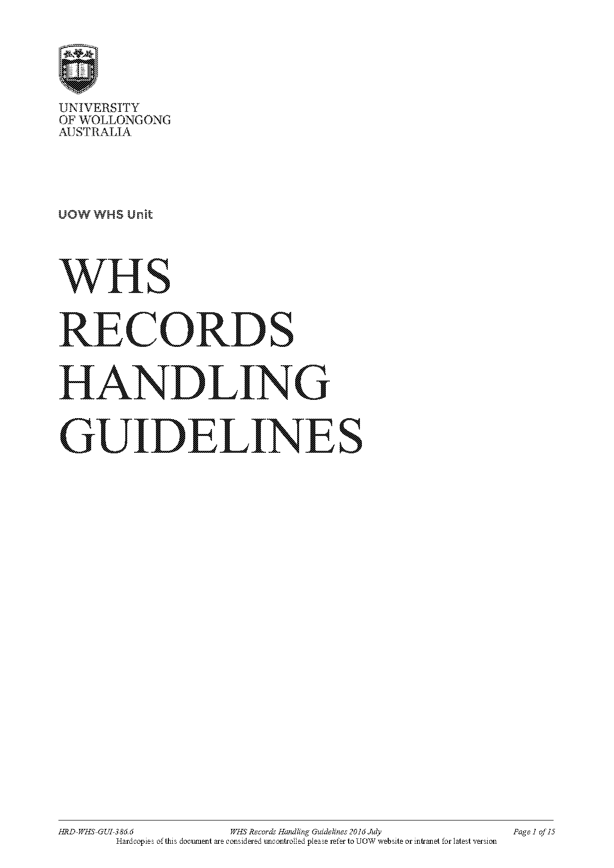 ohs record keeping methods