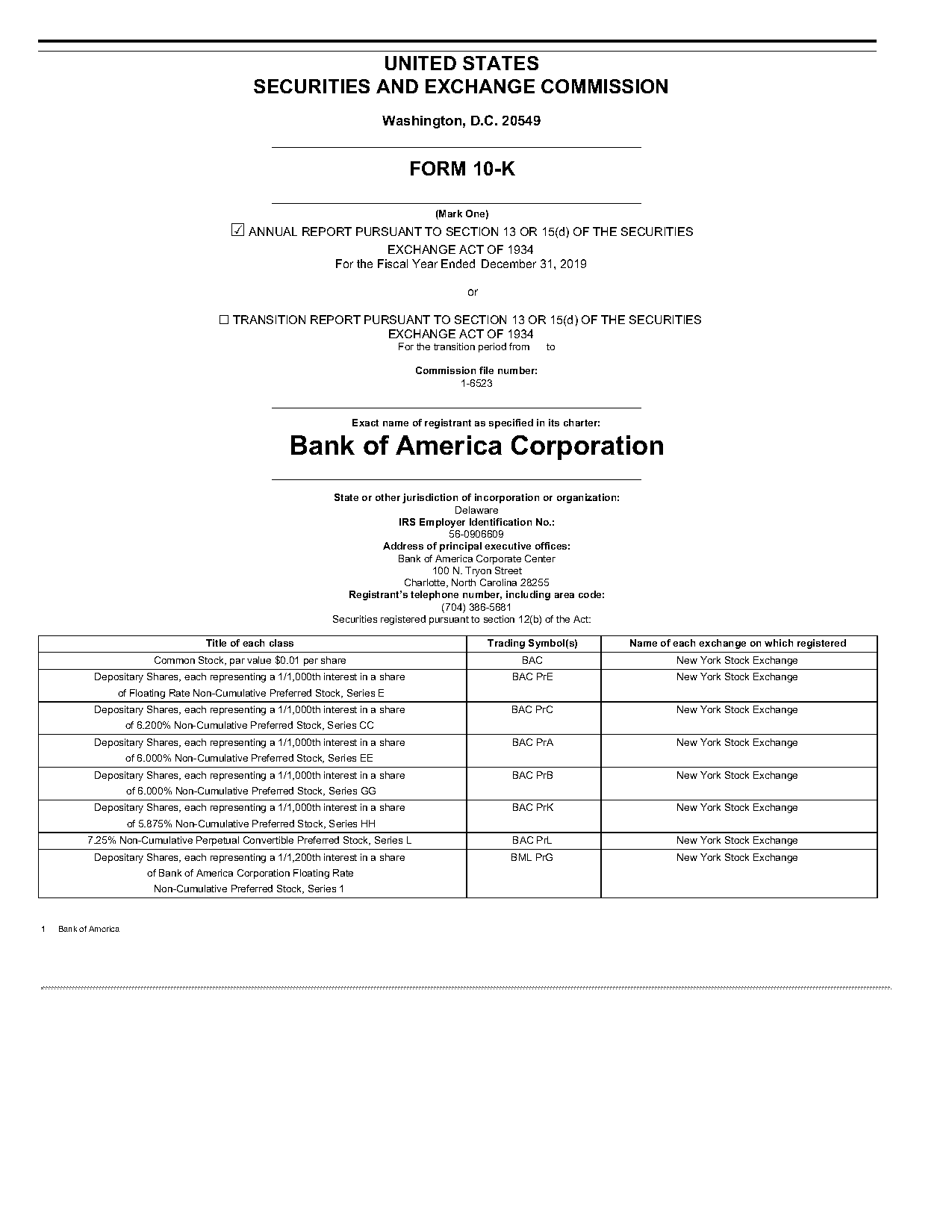 bank of america tax forms